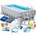 Karkasinis baseinas 400 x 200 x 100 cm 17in1 INTEX Karkasinis baseinas 400 x 200 x 100 cm 17in1 INTEX
