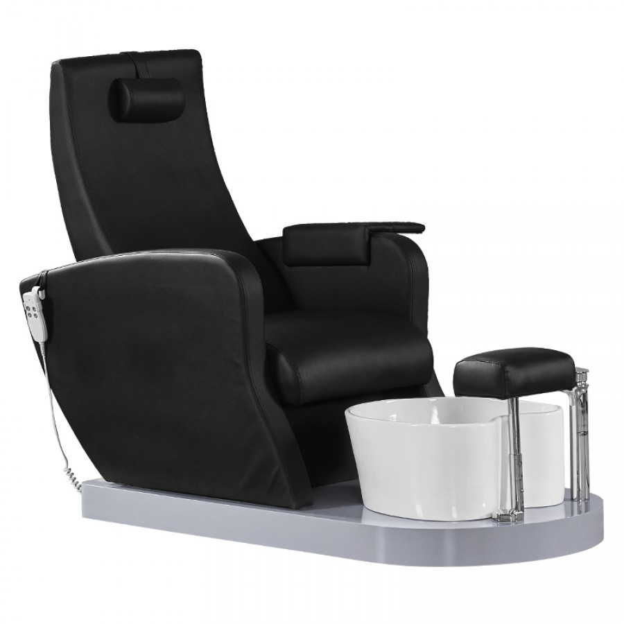 SPA Kėdė pedikiūrui AZZURRO 016P juoda su siurbliu