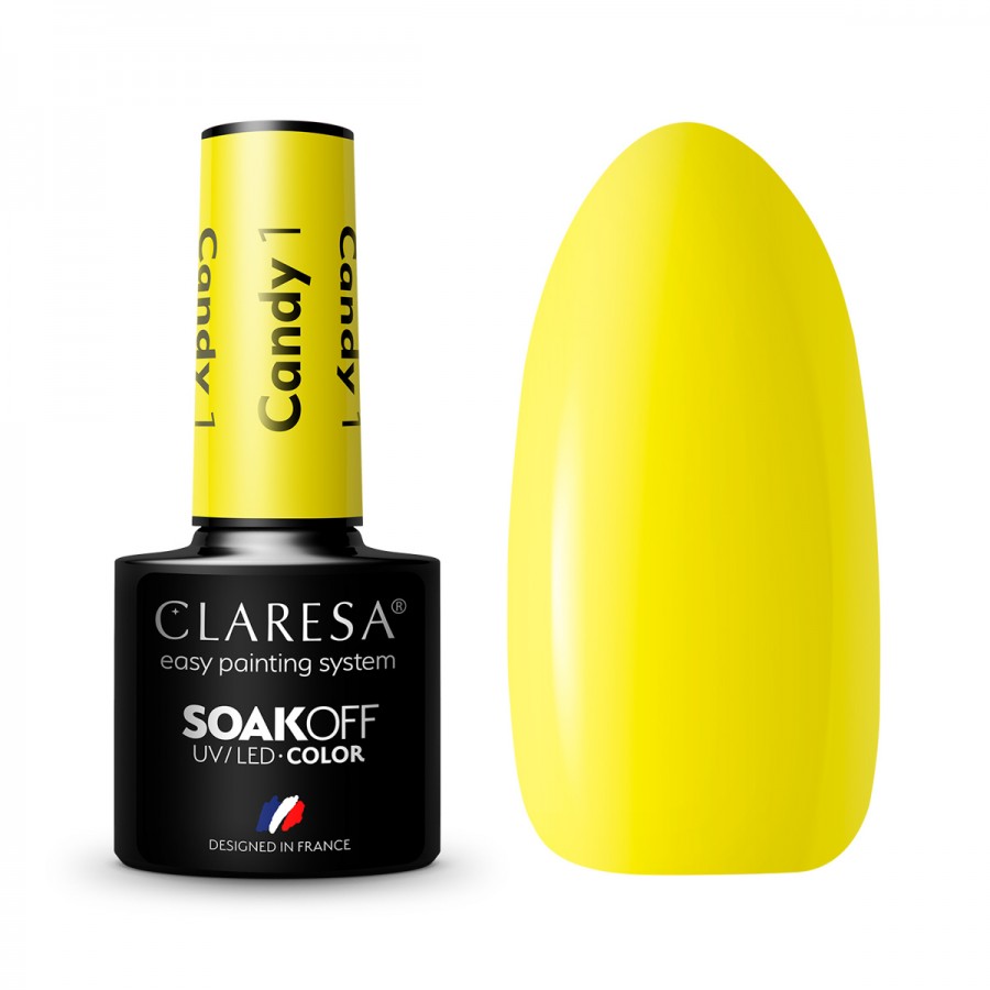 CLARESA hibridinis nagų lakas CANDY 1 -5g