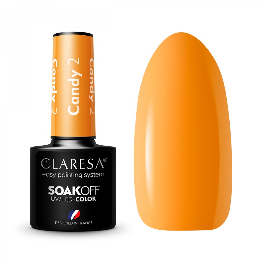 CLARESA hibridinis nagų lakas CANDY 2 -5g