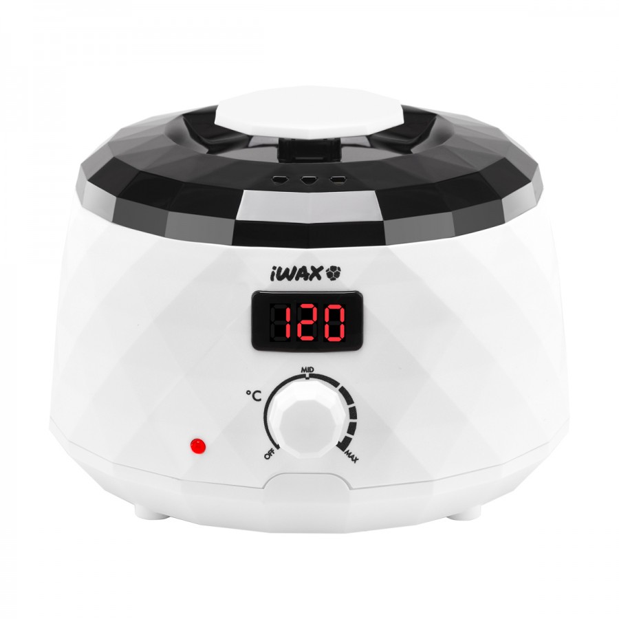 Vaško šildytuvas su ekranu iWAX DIAMOND TECH 400ML 100W Baltas