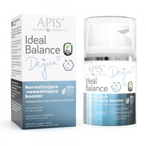 APIS Ideal Balance By Deynn, normalizuojantis-drėkinantis serumas 50 ml