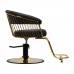 Gabbiano kirpyklos kėdė Lille-M auksinė/juoda