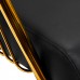 Gabbiano kirpyklos kėdė Lille-M auksinė/juoda