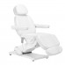 Profesionali elektrinė kosmetologinė kėdė - gultas SILLON CLASSIC, 3 variklių, baltos spalvos