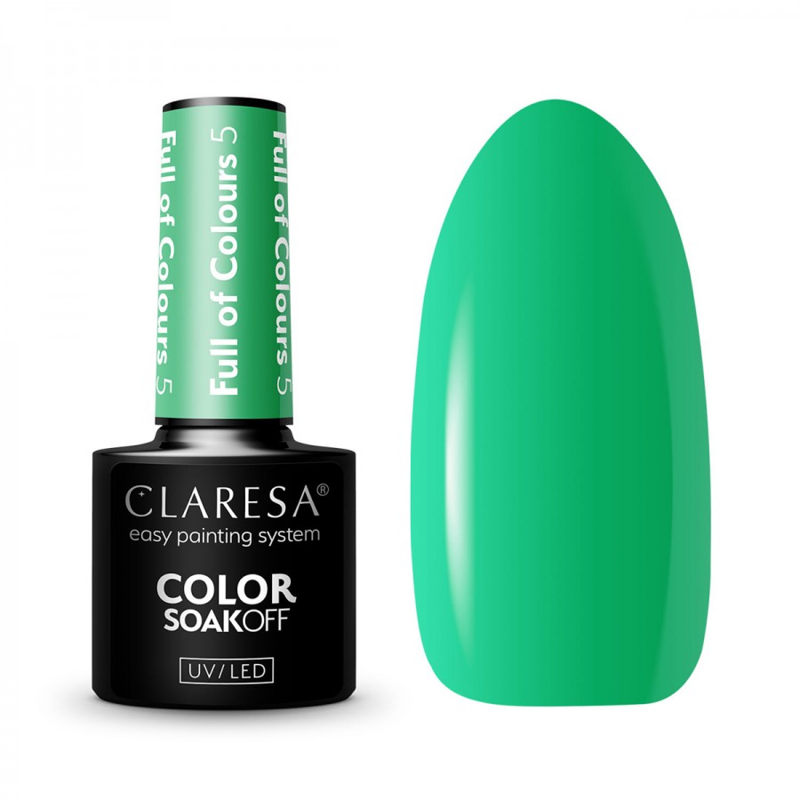 CLARESA hibridinis nagų lakas Full Of Colours 5 - 5g
