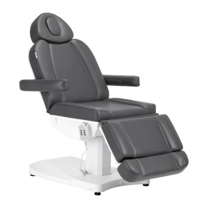 Profesionali elektrinė kosmetologinė kėdė - gultas AZZURRO 803D (3 varikliai), pilkos spalvos