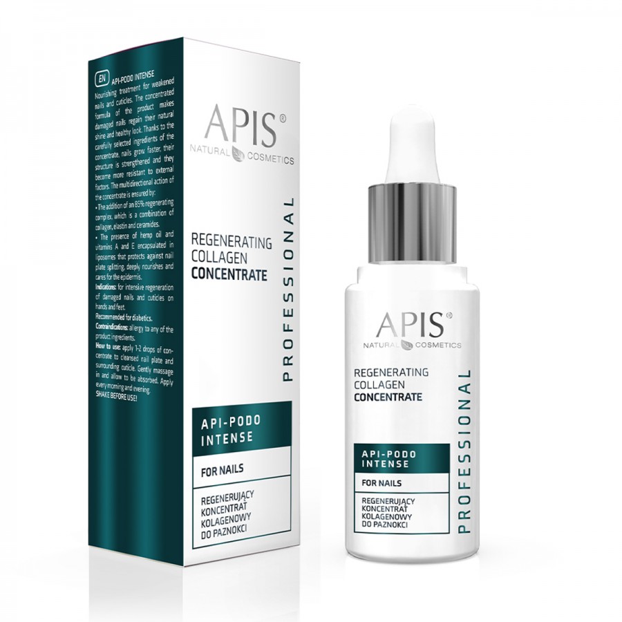 Apis Api-Podo Intense regeneruojantis kolageno koncentratas nagams 30 ml