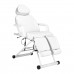 AZZURRO profesionali kosmetologinė kėdė - gultas 563S, baltos spalvos