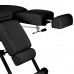 AZZURRO profesionali kosmetologinė kėdė - gultas 563S, juodos spalvos