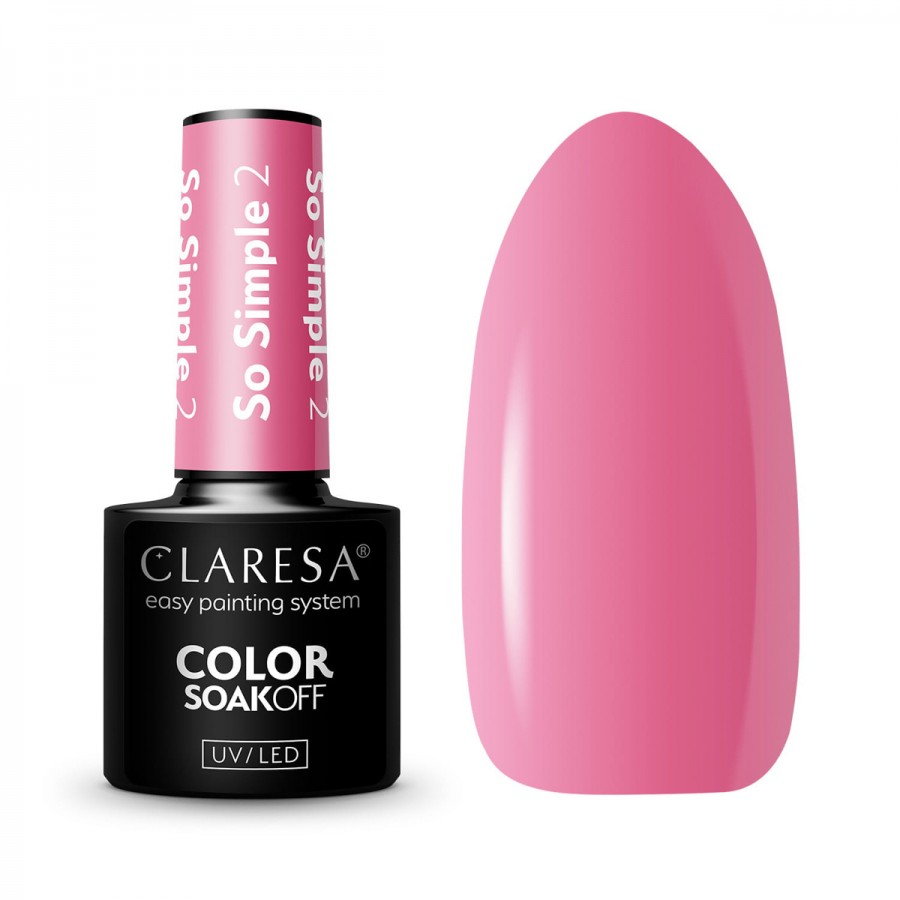 CLARESA hibridinis nagų lakas Simple 2 - 5g