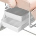 Kosmetologinė kėdė Basic 202 su stalčiukais, rožinė