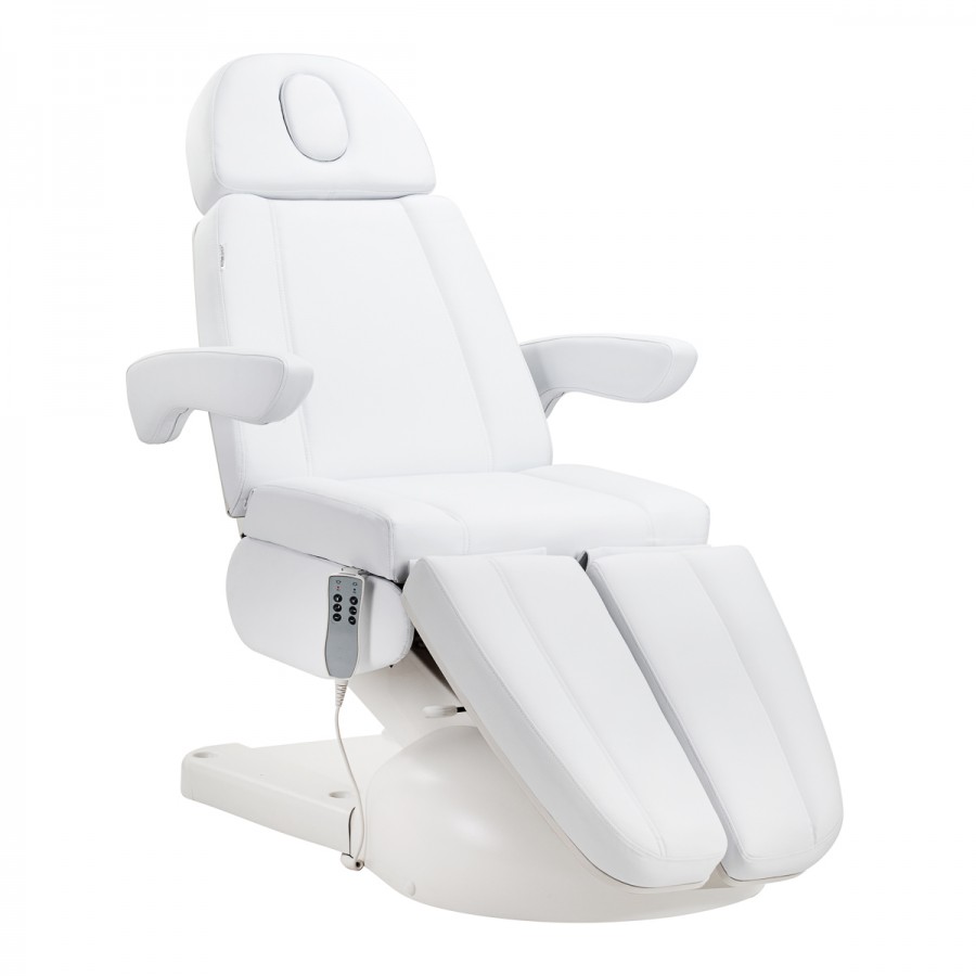 Azzurro Lux Pedi 3M balta elektrinė kosmetologinė kėdė