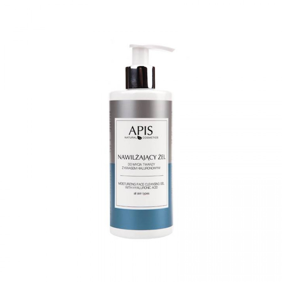 APIS drėkinamasis veido prausimosi gelis su hialurono rūgštimi 300ml