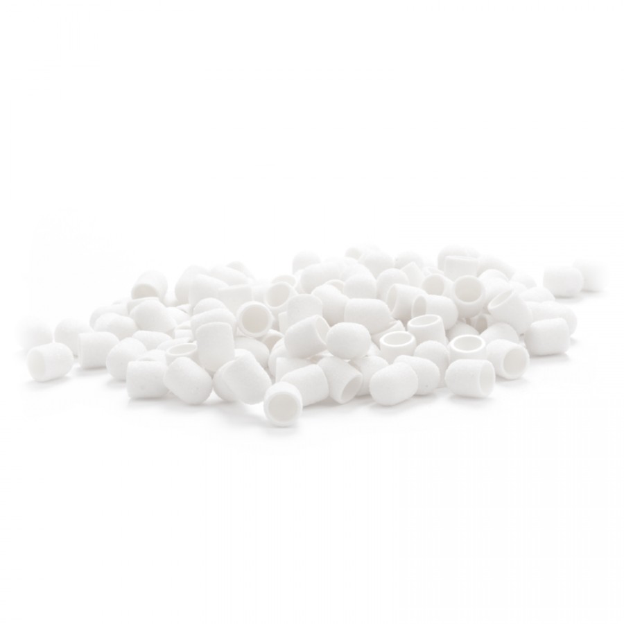 Abrazyviniai antgaliai EXO 10mm / 80 100 VNT. Baltos  spalvos