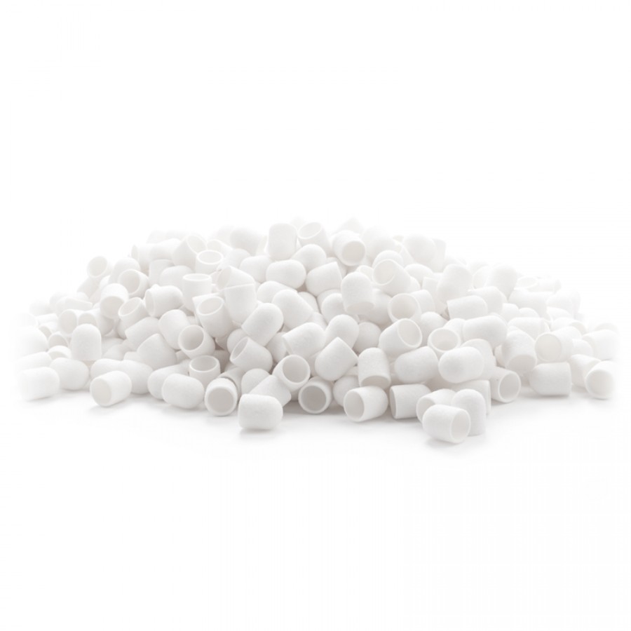 Abrazyviniai antgaliai EXO 10mm / 150 500 VNT . Baltos spalvos