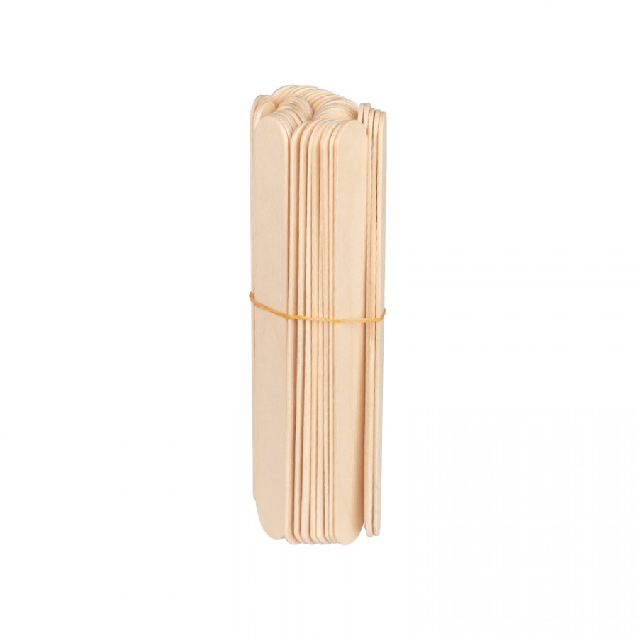 Medinės mentelės 150x18x1.8mm - 50vnt.