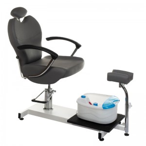 Pedikiūro kėdė su masažo funkcija BR-2301 Pilka